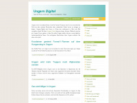ungarn-digital.de Webseite Vorschau