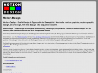 motion-design.de Webseite Vorschau