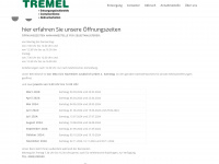 tremel-entsorgung.de Webseite Vorschau