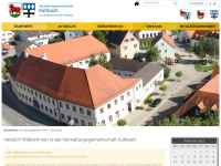 vg-kuehbach.de Webseite Vorschau