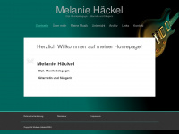 melanie-haeckel.de Webseite Vorschau