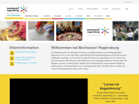montessori-regensburg.de Webseite Vorschau