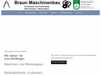 maschinenbau-braun.com Webseite Vorschau