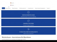 wackerbauer-maschinenbau.de Webseite Vorschau