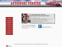 autosport-foerster.de Webseite Vorschau