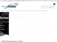 mbwi.de Webseite Vorschau