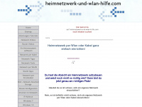 heimnetzwerk-und-wlan-hilfe.com Webseite Vorschau