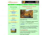 kulmbacher-zeitreise.de Webseite Vorschau