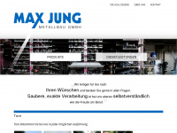 maxjung-metallbau.de Webseite Vorschau