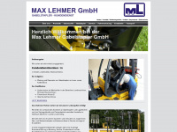 max-lehmer.de Webseite Vorschau