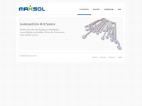 maxsol.de Webseite Vorschau