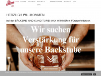 max-wimmer.de Webseite Vorschau