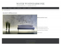 mayer-wohnharmonie.de Webseite Vorschau