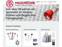 mazurczak.de Webseite Vorschau
