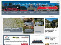 modelleisenbahn-modellbau.de Webseite Vorschau
