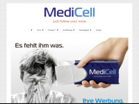 medicell.de Webseite Vorschau