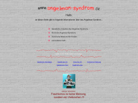 angelman-syndrom.de Webseite Vorschau