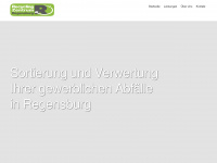 recycling-regensburg.de Webseite Vorschau