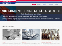 melcher-stahl.de Webseite Vorschau