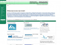 mem-gmbh.de Webseite Vorschau