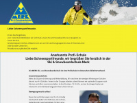 merk-skischule.de Webseite Vorschau
