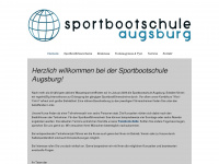sportbootschule-augsburg.de Webseite Vorschau