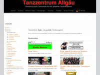 tanzzentrum-allgaeu.de Webseite Vorschau