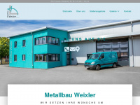 metallbau-weixler.de Webseite Vorschau