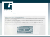 metallbearbeitung-reinhard.de Webseite Vorschau