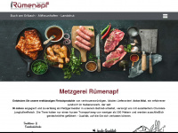 metzgerei-ruemenapf.de Webseite Vorschau