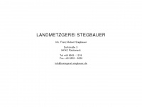 metzgerei-stegbauer.de Webseite Vorschau