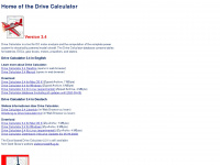 drivecalc.de Webseite Vorschau
