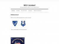 mgv-achdorf.de Webseite Vorschau