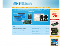mhs-elektronik.de Webseite Vorschau