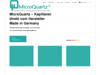 microquartz.de Webseite Vorschau