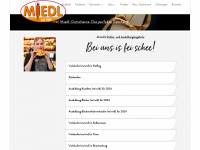 miedl.com Webseite Vorschau