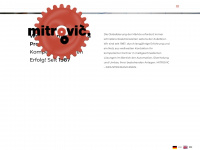mitrovic-maschinen.de Webseite Vorschau