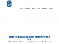 skiclub-mittenwald.de Webseite Vorschau