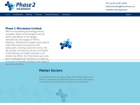 phase2mw.co.uk Webseite Vorschau
