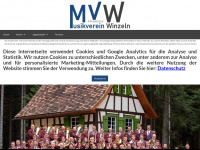 musikverein-winzeln.de Webseite Vorschau
