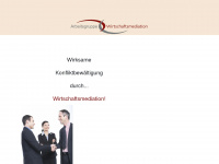 arbeitsgruppe-wirtschaftsmediation.de Webseite Vorschau