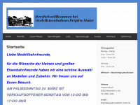 modellbahn-maier.de Webseite Vorschau