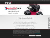 peak-system.com Webseite Vorschau