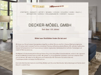 decker-moebel.de Webseite Vorschau