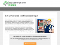 elektrotechniekbelgie.be Webseite Vorschau