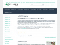mo-miniatur.com Webseite Vorschau