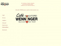 cafe-wenninger.de Webseite Vorschau