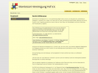 montessori-hof.de Webseite Vorschau