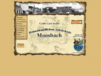 heimat-moosbach.de Webseite Vorschau