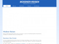 mossner-reisen.de Webseite Vorschau